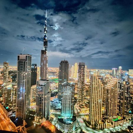 דובאי Paramount Hotel Midtown Flat With Burj Khalifa View מראה חיצוני תמונה