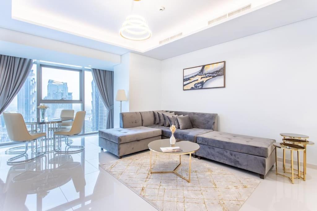 דובאי Paramount Hotel Midtown Flat With Burj Khalifa View מראה חיצוני תמונה