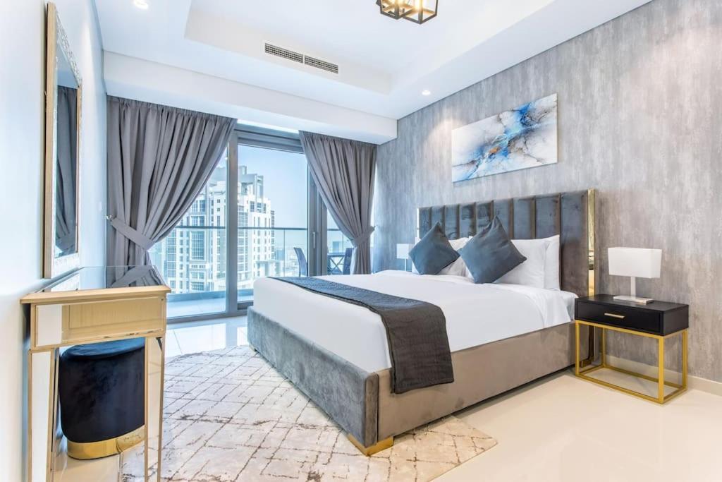 דובאי Paramount Hotel Midtown Flat With Burj Khalifa View מראה חיצוני תמונה